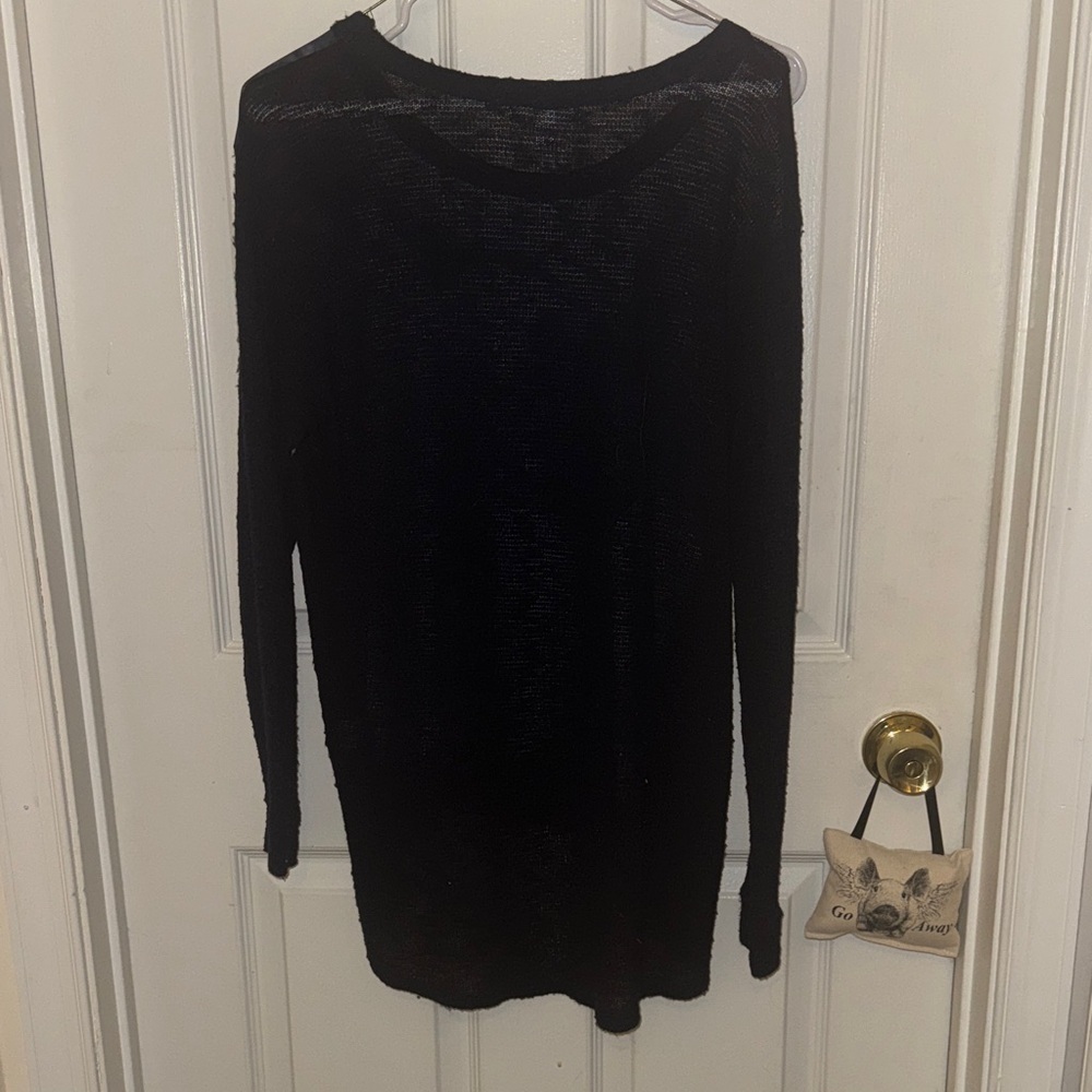 Dress Barn Blue Abstract Sweater - Picture 5 of 5